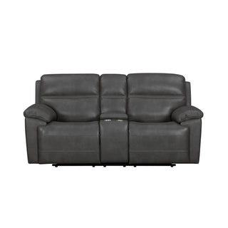 Camaro - Motion Loveseat With Console - Nugget Gray