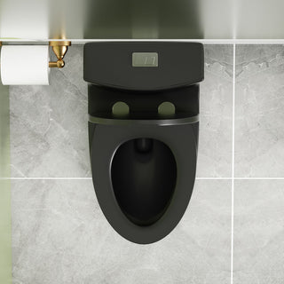 1 Piece Toilet With Dual Flush And Soft Closing Seat