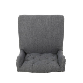 Vienna - Fabric Tufted Counter Stool With Nailhead Accents (Set of 2)