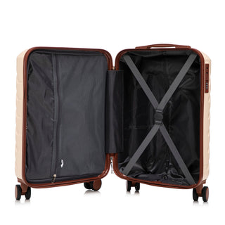 Hard Shell Travel Luggage With Scratch Resistant Surface