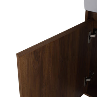 Wall Mounted Bathroom Vanity With Sink & Soft Close Door