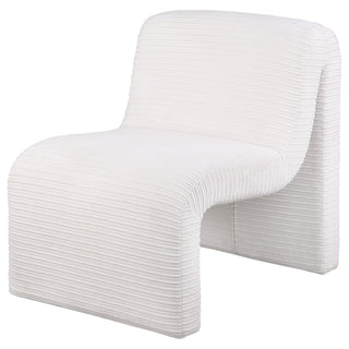Winne - Curved Armless Accent Chair
