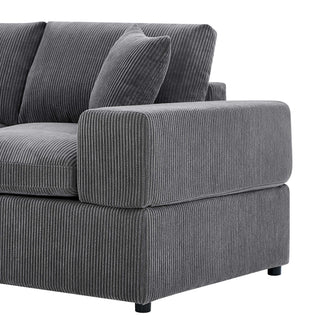 Upholstered Symmetrical Modular Sectional With 6 Seating