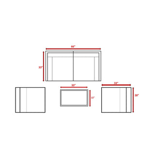 Comfortable Modern Patio Rattan Sectional Set With Cushions