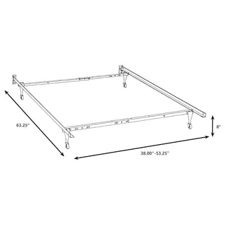 Julian - Twin / Full Bed Frame - Black