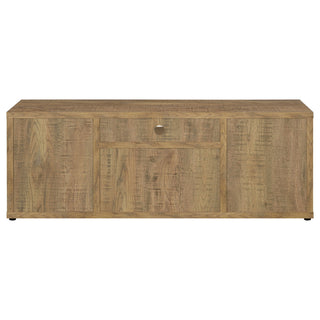 Noriega - 4 Door 60" TV Stand With Hidden Storage - Mango Color