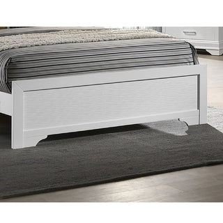 Tufted Headboard Bed With LED Lighting