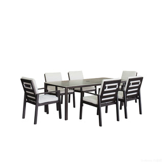 Verona - Dining Table - Dark Espresso / Gray