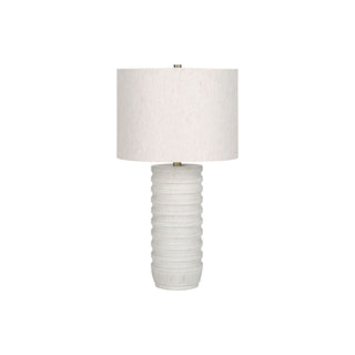 Table Lamp, Lighting, Resin, Transitional - Cream