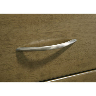 Bernardo - 6 Drawer Dresser And Mirror With Rounded Corners - Nutmeg Brown