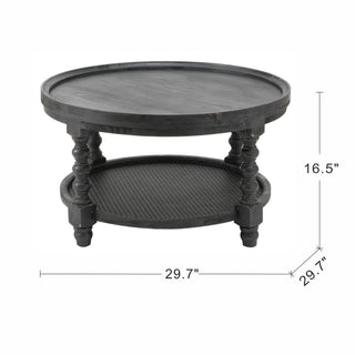 Round 2 Tiered Side Tabel, End Tabel For Lving Room Bedroom Entryway