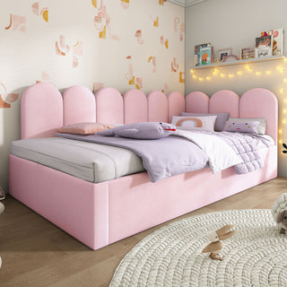 Upholstered Daybed With Pull-Out Bed