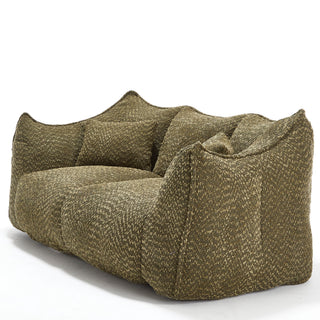 Comfortable Dual Beanbag Chair With High Resilience Foam Core For 2 People