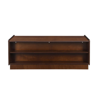Modern Rectangle Coffee Table With 4 Drawers And 2 Display Shelves