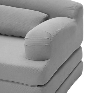 2 Seater Sofa Bed, Compact Foldable Floor Couch
