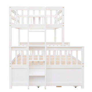 Bunk Bed With Twin Size Trundle And Drawers