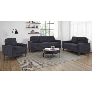 Heather - Track Arm Tufted Loveseat