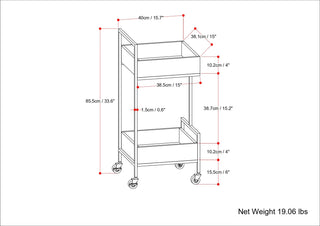 Hobbs - Bar Cart - Natural