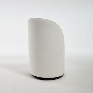 360 Degree Swivel Armless Dining Barrel Chair