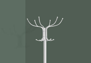 Coat Rack, Hall Tree, Free Standing, 12 Hooks, Entryway, 70"H, Umbrella Holder, Contemporary & Modern