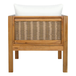 2 Piece Outdoor Armchair Set With Cushion
