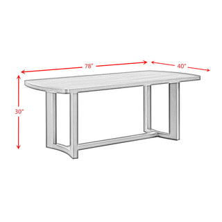 Portland - Rectangular Dining Table