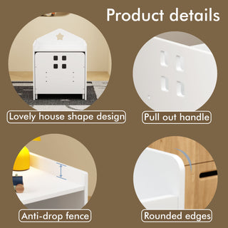 Montessori Weaning Table And Chair Set, Toddler Table With Adjustable Height - White