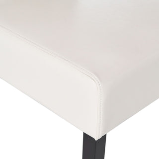 Carter - 5 Tuft Dining Chair With Button Tufted Backrest And Espresso Legs - Ivory