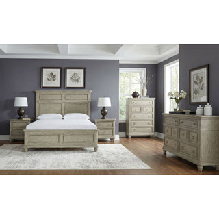 Whit-Ash - Panel Bedroom Set With Door Chest