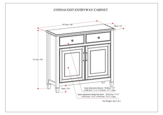 Connaught - Entryway Storage Cabinet - Light Brown