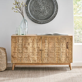 Boho - 2 Door Cabinet - Natural