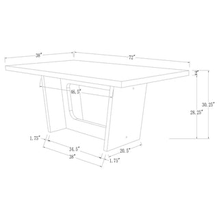 Rectangular Dining Table Set With Chairs