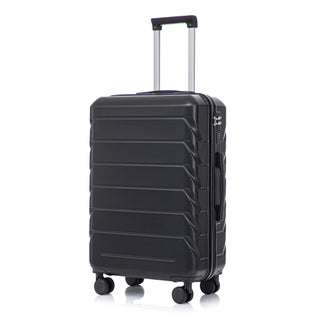 Hard Shell Luggage With Scratch Resistant Surface, 4 Wheels, Combination Lock & Side Hooks
