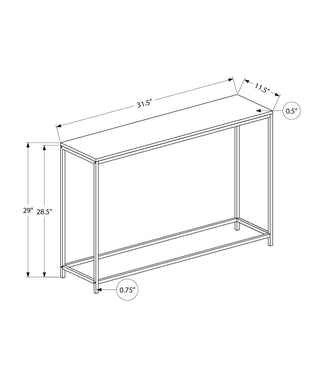 Accent Console Table For Entryway, Stable Support, Contemporary & Modern