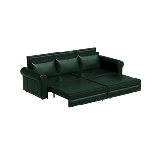 Chesterfield Sofa & Pull Out Bed