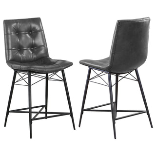 Counter Height Stools & Padded Seat (Set of 2)