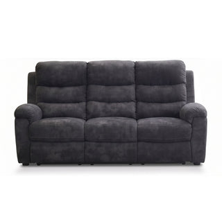 2 Piece Reclining Sofa Set, 3 Seat Sofa & 2 Seat Loveseat, 150° Recline - Dark Gray