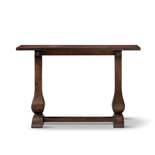 Whitmore - Trestle Console Table - Dark Brown
