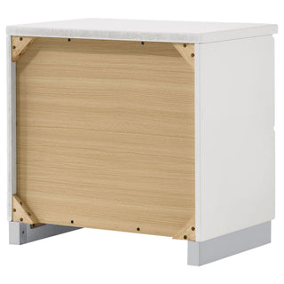 Dulcey - 2 Drawer Nightstand - Gloss White