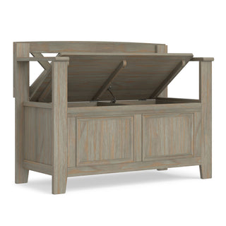 Amherst - Small Transitional Entryway Storage Bench