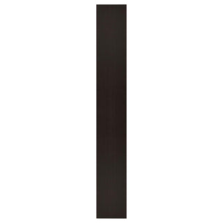 Rectangular Bookcase Tall Slim Storage With 9 Shelves - Brown