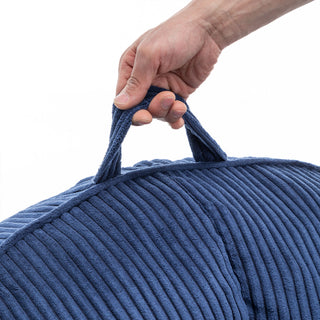 Giant Bean Bag Chair Sofa For Living Room - Dark Blue