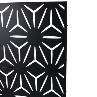 Outdoor & Indoor Metal Privacy Screen, Freestanding Decorative Panels