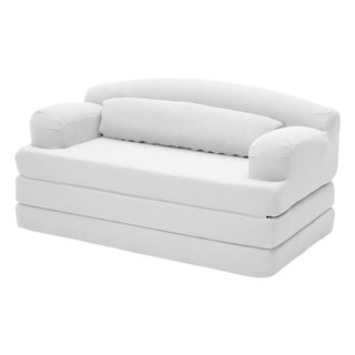 2 Seater Sofa Bed, Compact Foldable Floor Couch