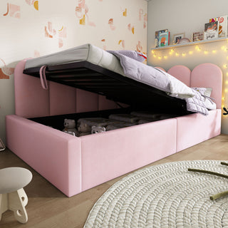 Upholstered Daybed With Hydraulic Storage