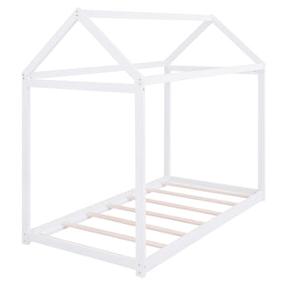 Wooden House Shaped Bed