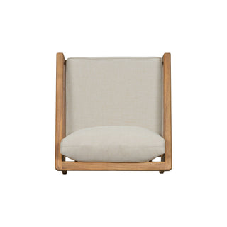 Westin - Outdoor Acacia Wood 4 Pieces Chat Set - Teak / Beige