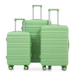 Tourist 3 Piece Luggage Set, Combination Lock, Durable Hard Shell With 360° Silent Wheels