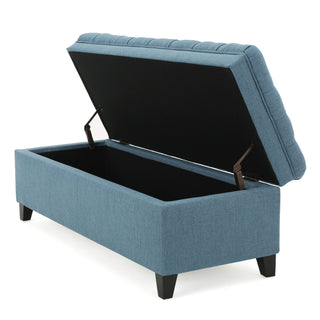 Juliana - Storage Ottoman With Birch Legs