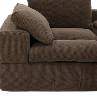 Sectional, Large Arms, Toss Pillows Included